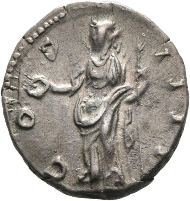 Antoninus Pius Silver Denarius, RIC III Antoninus Pius 129, reverse