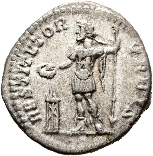 Septimius Severus, Silver denarius, collection photograph Hamburg-ID831, reverse