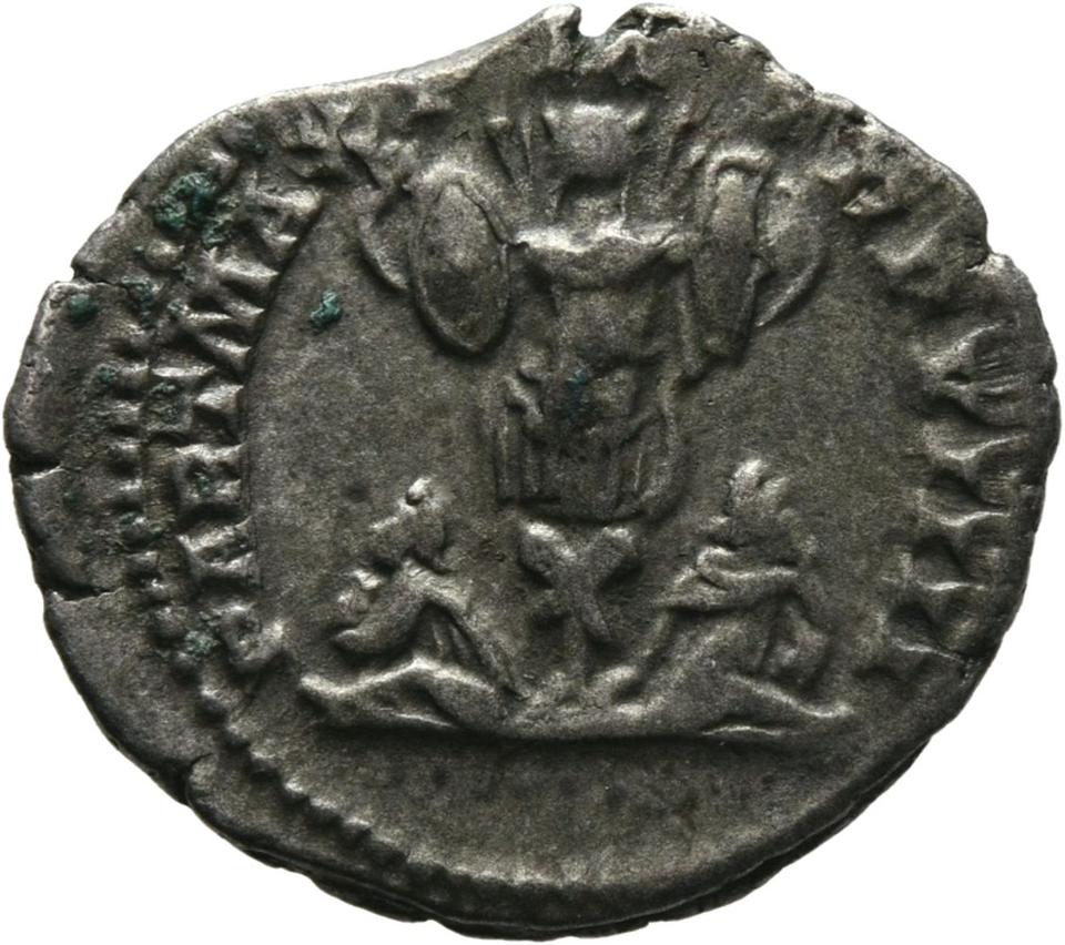 Septimius Severus, Silver denarius, collection photograph Mainz-ID393, reverse