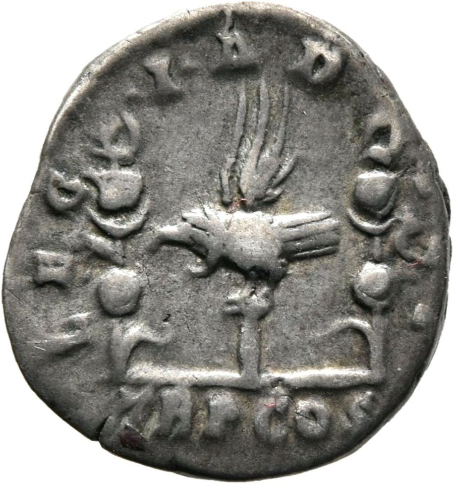 Septimius Severus, Silver denarius, collection photograph Mainz-ID387, reverse