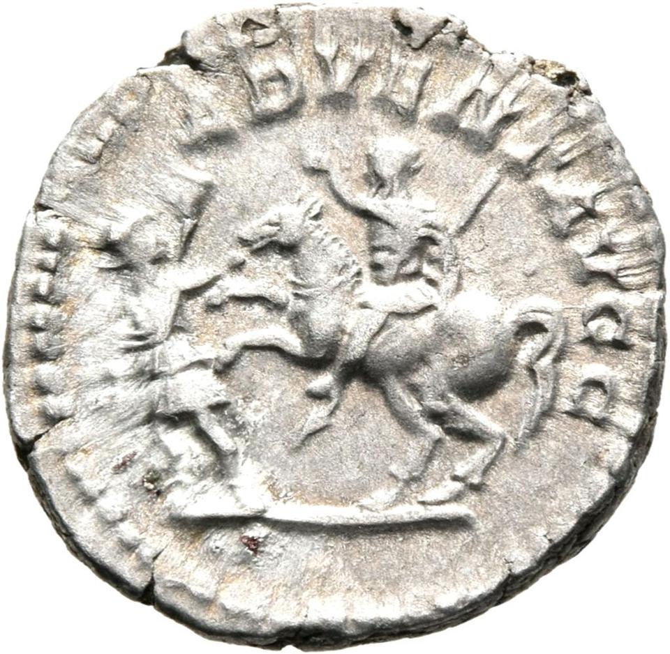 Septimius Severus, Silver denarius, collection photograph Mainz-ID395, reverse