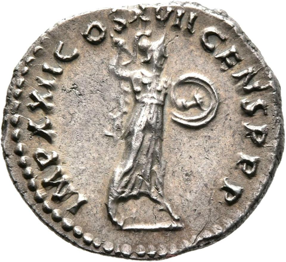 Domitian, Silver denarius, collection photograph Mainz-ID627, reverse