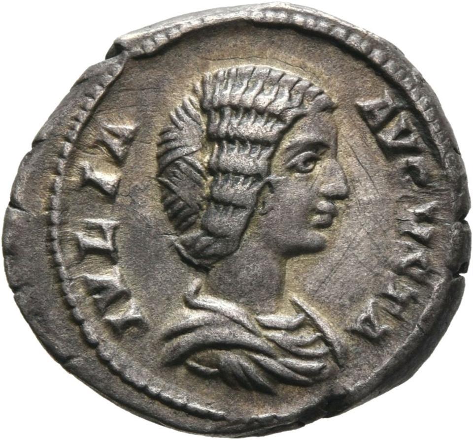 Septimius Severus, Silver denarius, collection photograph Mainz-ID1056, obverse