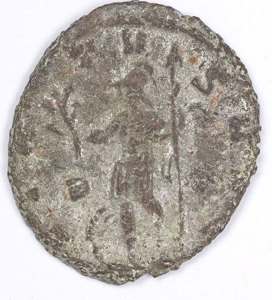 Claudius II Gothicus, silver antoninianus, collection photograph IATH-1991.17.178, reverse
