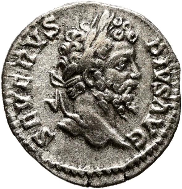 Septimius Severus, Silver denarius, collection photograph Hamburg-ID849, obverse