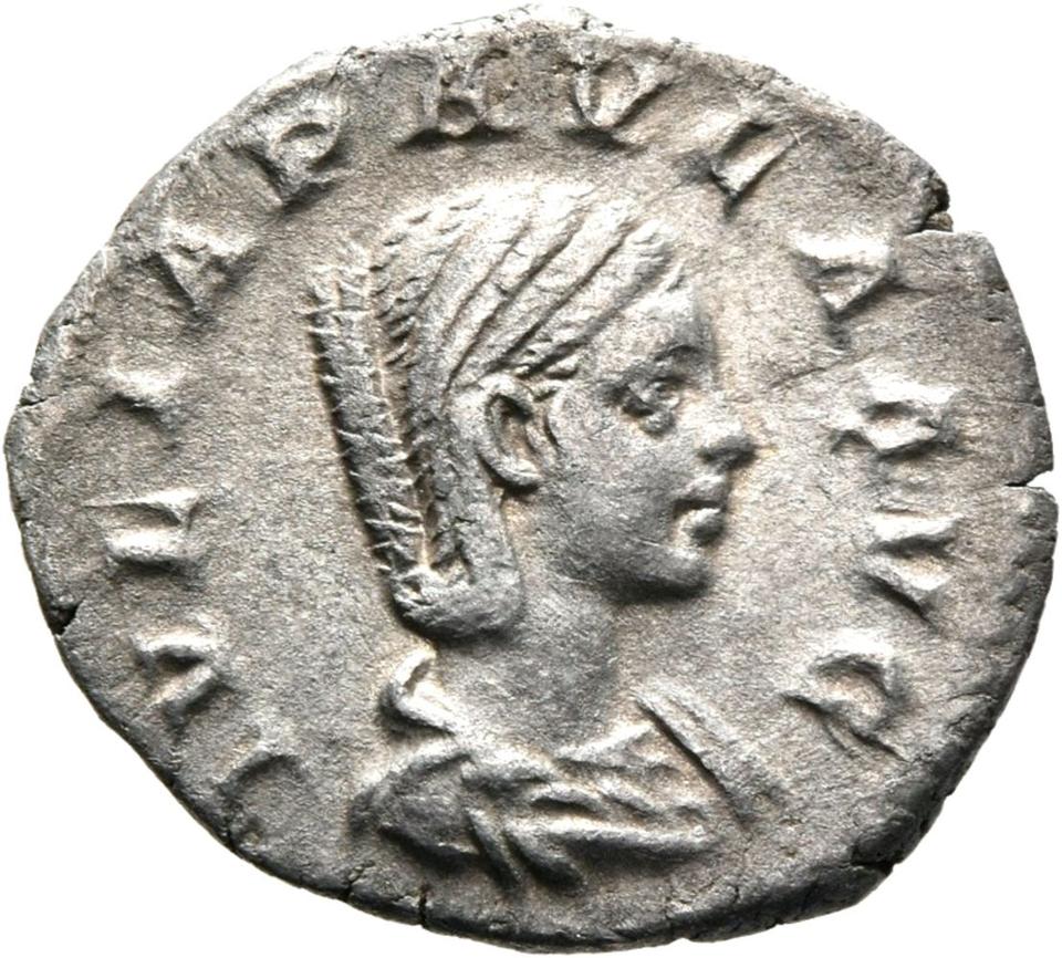 Elagabalus, Silver denarius, collection photograph Mainz-ID574, obverse