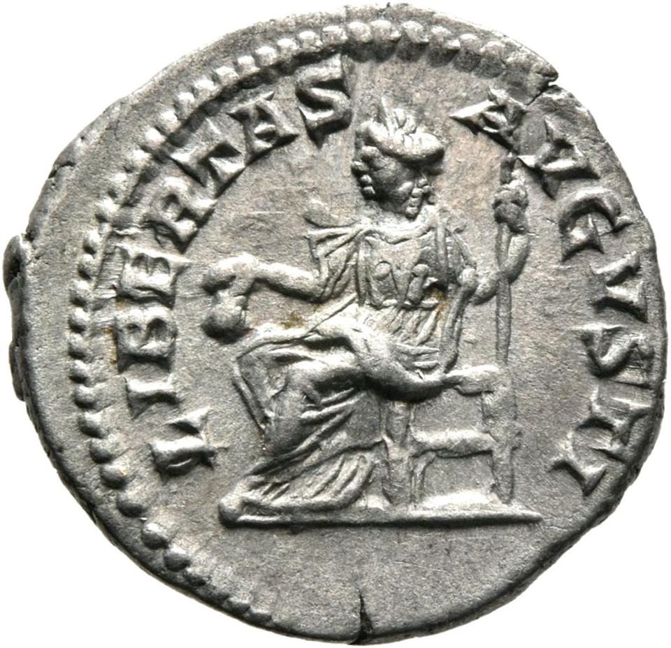 Elagabalus, Silver denarius, collection photograph Mainz-ID559, reverse