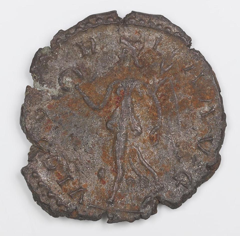 Tetricus I, silver antoninianus, collection photograph IATH-1991.17.278, reverse