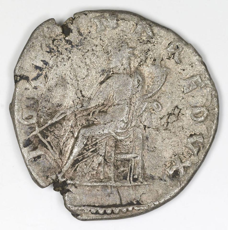 Gordian III, silver antoninianus, collection photograph IATH-1991.17.24, reverse