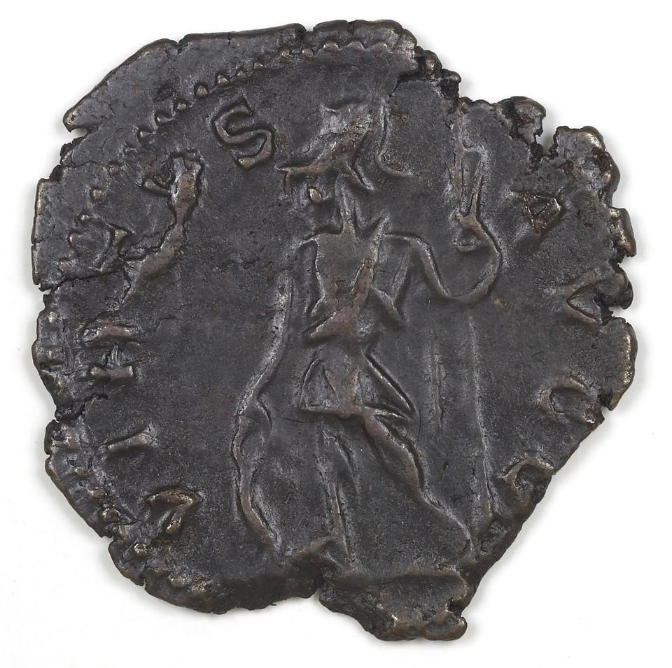 Tetricus I, silver antoninianus, collection photograph IATH-1987.46.25, reverse