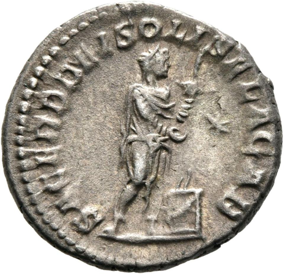 Elagabalus, Silver denarius, collection photograph Mainz-ID572, reverse