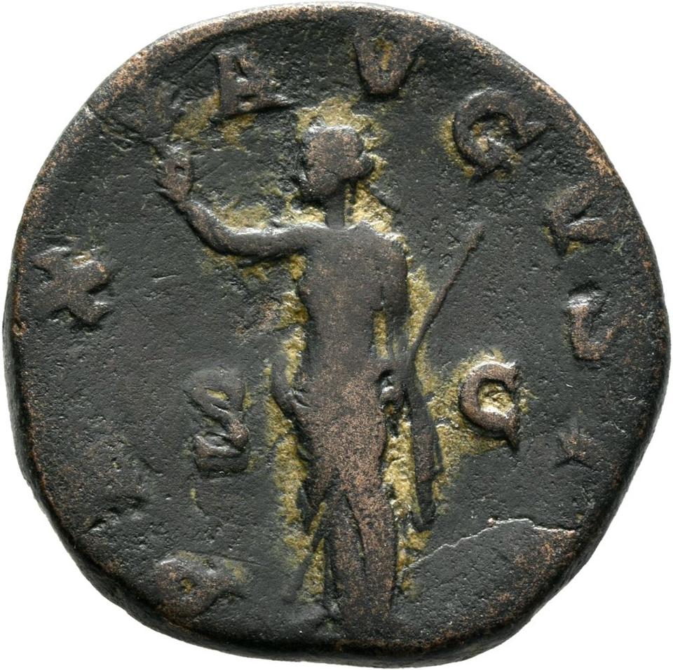 Maximinus I, Bronze sestertius, collection photograph Mainz-ID34, reverse