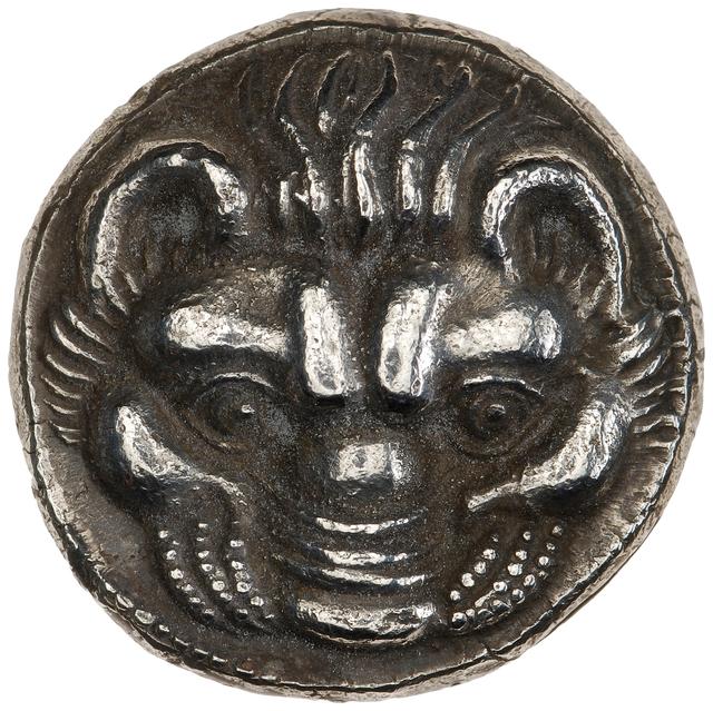 Rhegion Silver Tetradrachm, obverse