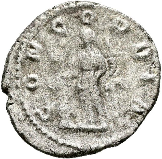 Aquilia Severa Silver Denarius RIC IV Elagabalus 225, reverse