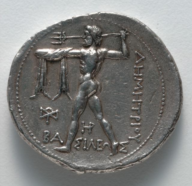Demetrios Poliorketes, Silver Tetradrachm, Salamis Mint, reverse