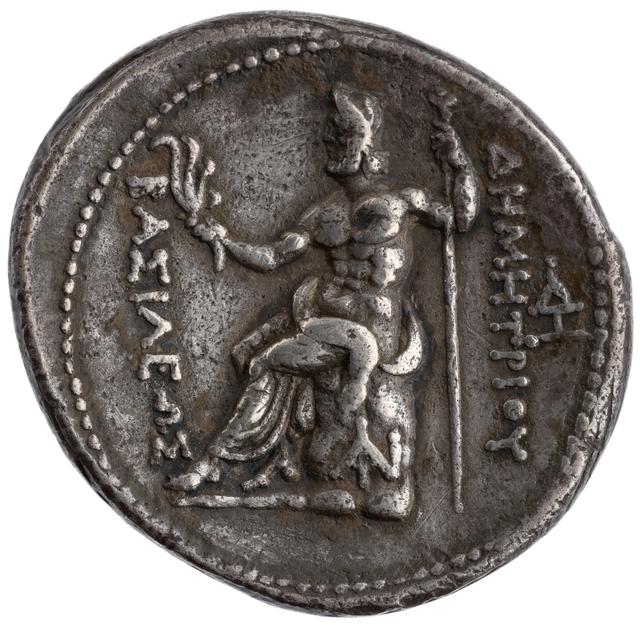 Demetrios Poliorketes Silver Tetradrachm (Portrait Series), reverse