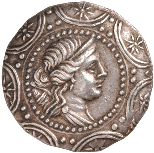 Macedonian First Region Silver Tetradrachm, obverse