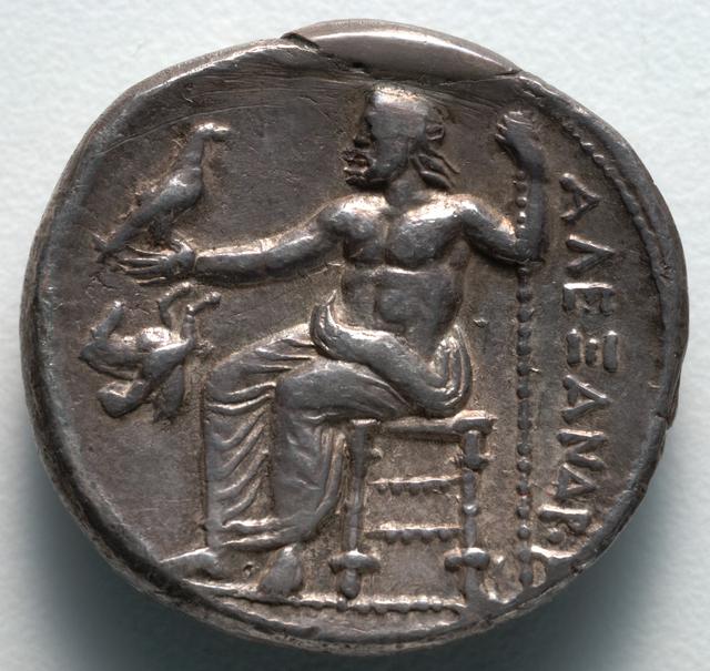 Alexander III, Silver Tetradrachm, Macedonian Coinage, reverse