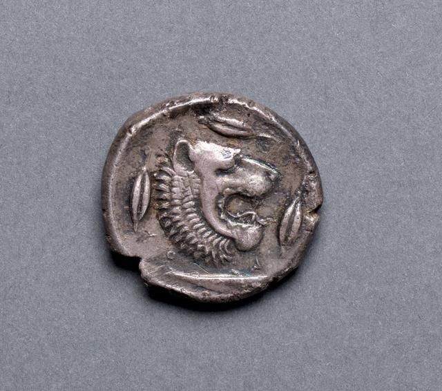 Leontinoi Silver Tetradrachm: Apollo and the Roaring Lion, reverse