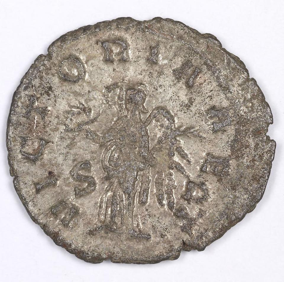 Gallienus, silver antoninianus, collection photograph IATH-1991.17.96, reverse