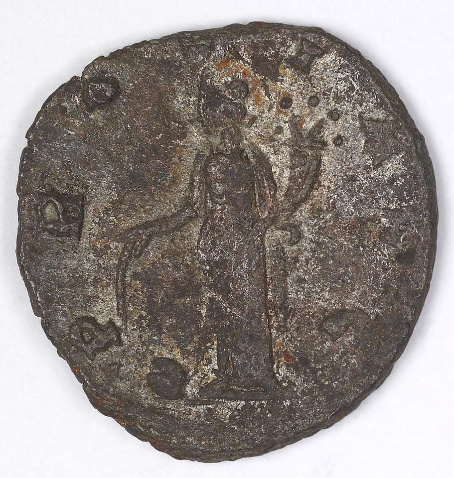Gallienus, silver antoninianus, collection photograph IATH-1991.17.108, reverse