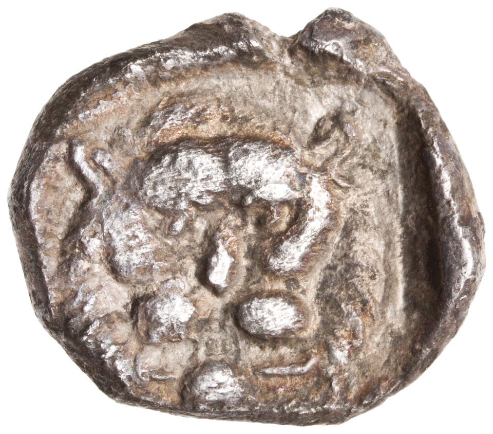 Samaria (Achaemenid province), silver m'h, collection photograph ANS-2010.77.19, reverse
