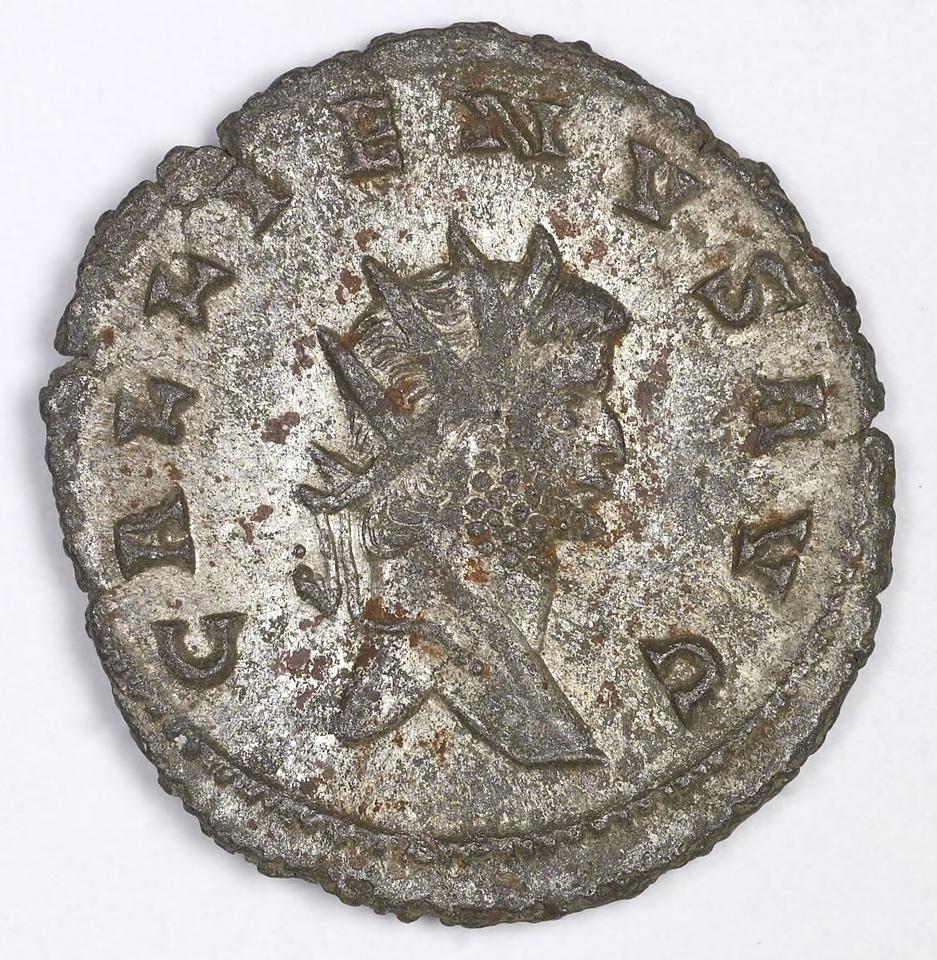 Gallienus, silver antoninianus, collection photograph IATH-1991.17.92, obverse