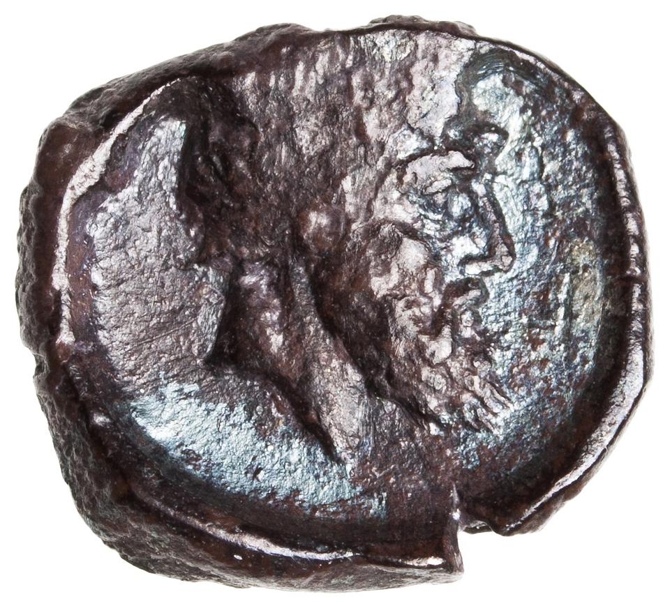Samaria (Achaemenid province), silver m'h, collection photograph ANS-2010.77.242, reverse
