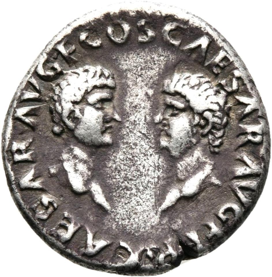 Vespasian, Silver denarius, collection photograph Mainz-ID597, reverse