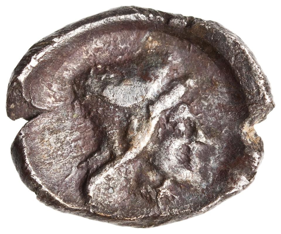 Samaria (Achaemenid province), silver m'h, collection photograph ANS-2010.77.169, reverse