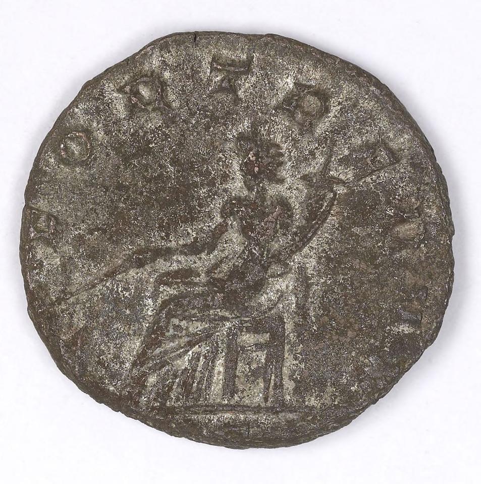 Gallienus, silver antoninianus, collection photograph IATH-1991.17.127, reverse