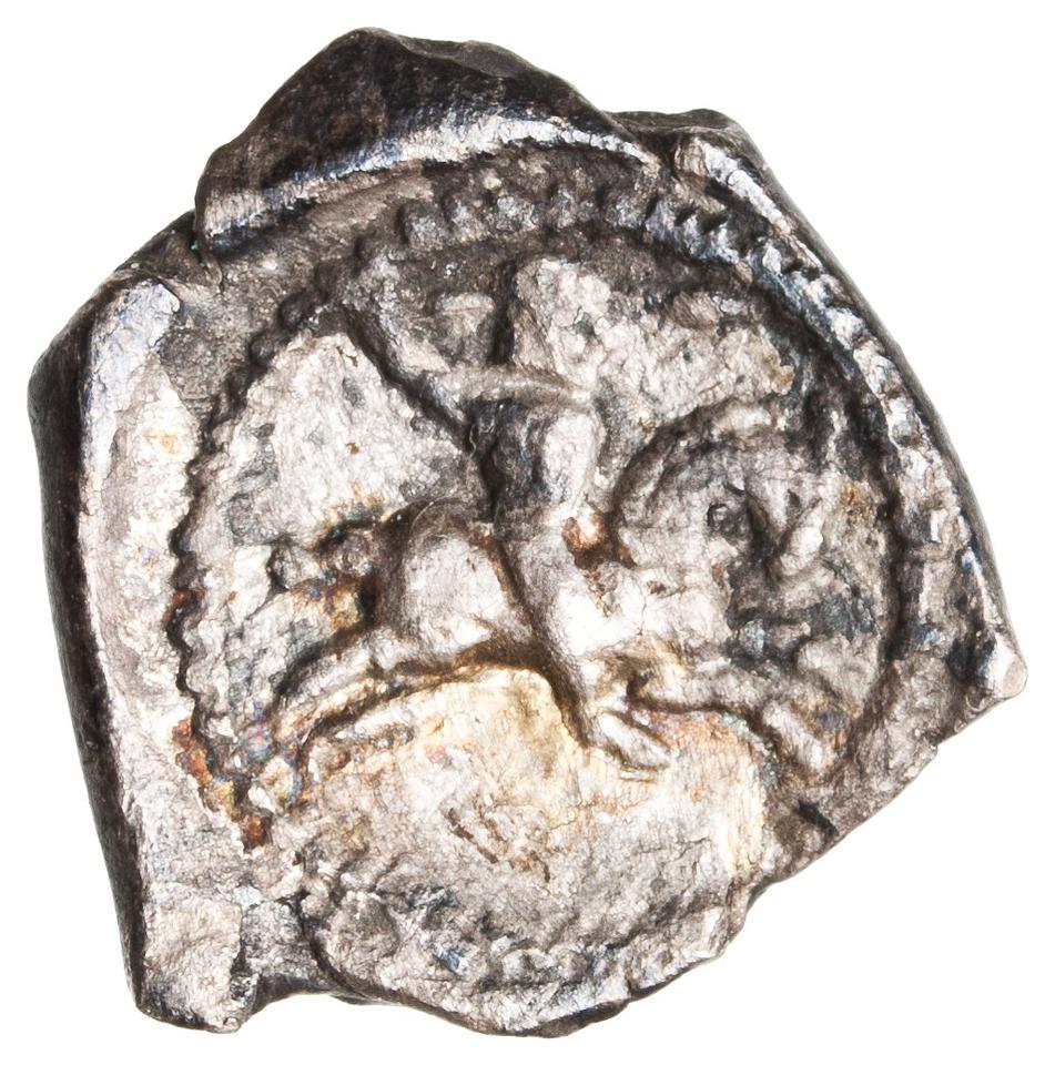 Samaria (Achaemenid province), silver 1/2 m'h, collection photograph ANS-2010.77.156, reverse