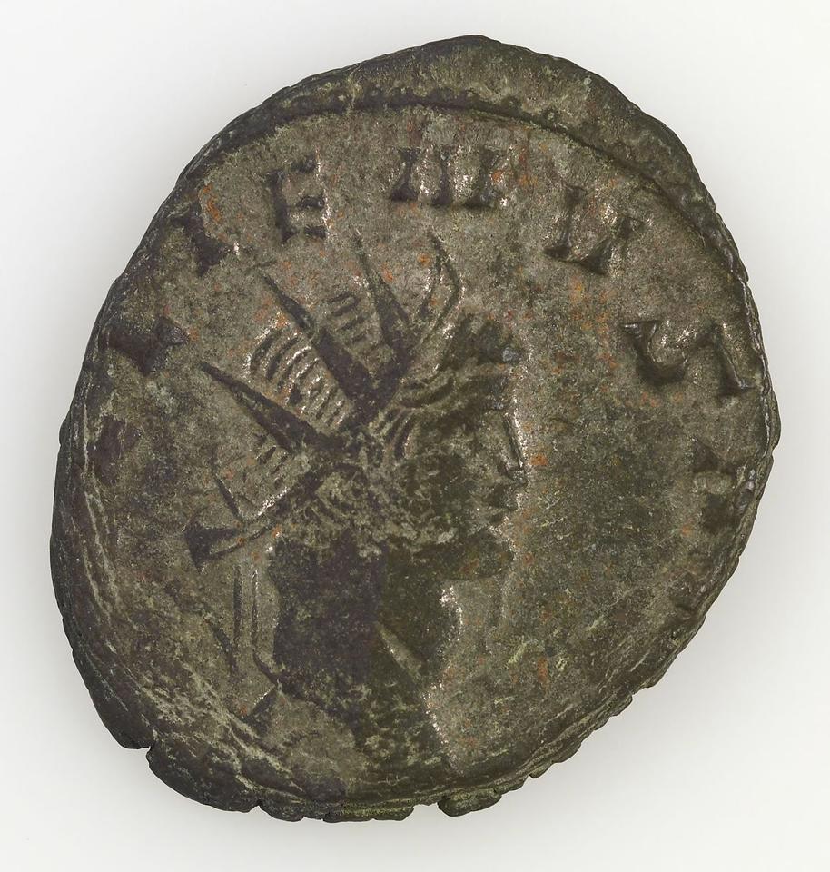 Gallienus, silver antoninianus, collection photograph IATH-1991.17.148, obverse