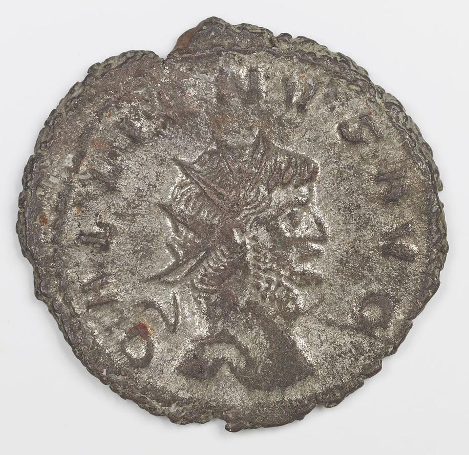 Gallienus, silver antoninianus, collection photograph IATH-1991.17.301, obverse