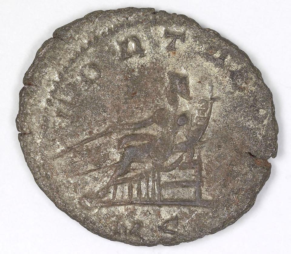 Gallienus, silver antoninianus, collection photograph IATH-1991.17.134, reverse