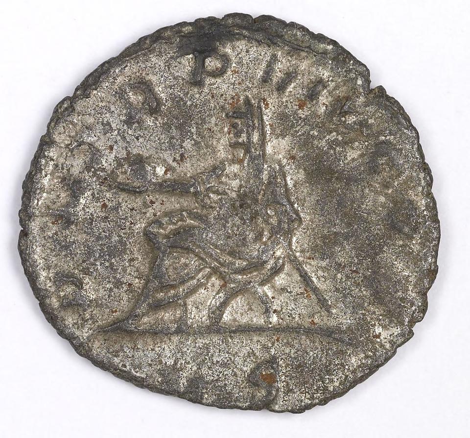 Gallienus, silver antoninianus, collection photograph IATH-1991.17.126, reverse