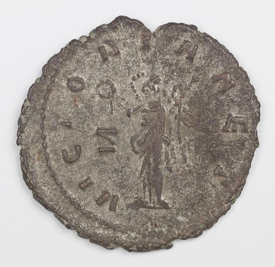 Gallienus, silver antoninianus, collection photograph IATH-1991.17.301, reverse