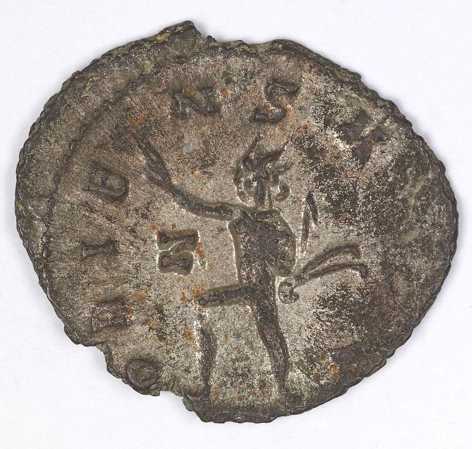 Gallienus, silver antoninianus, collection photograph IATH-1991.17.99, reverse