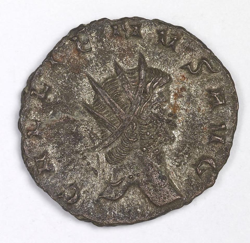 Gallienus, silver antoninianus, collection photograph IATH-1991.17.115, obverse