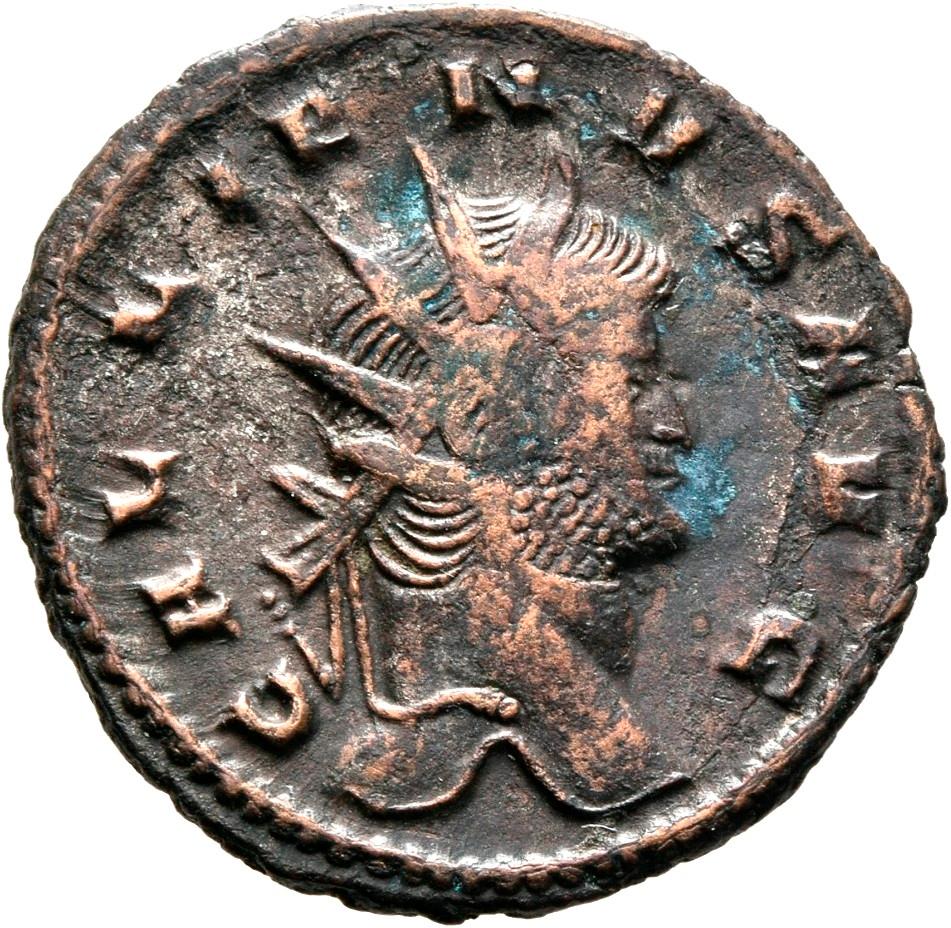 Gallienus, silver antoninianus, collection photograph Mainz-ID143, obverse