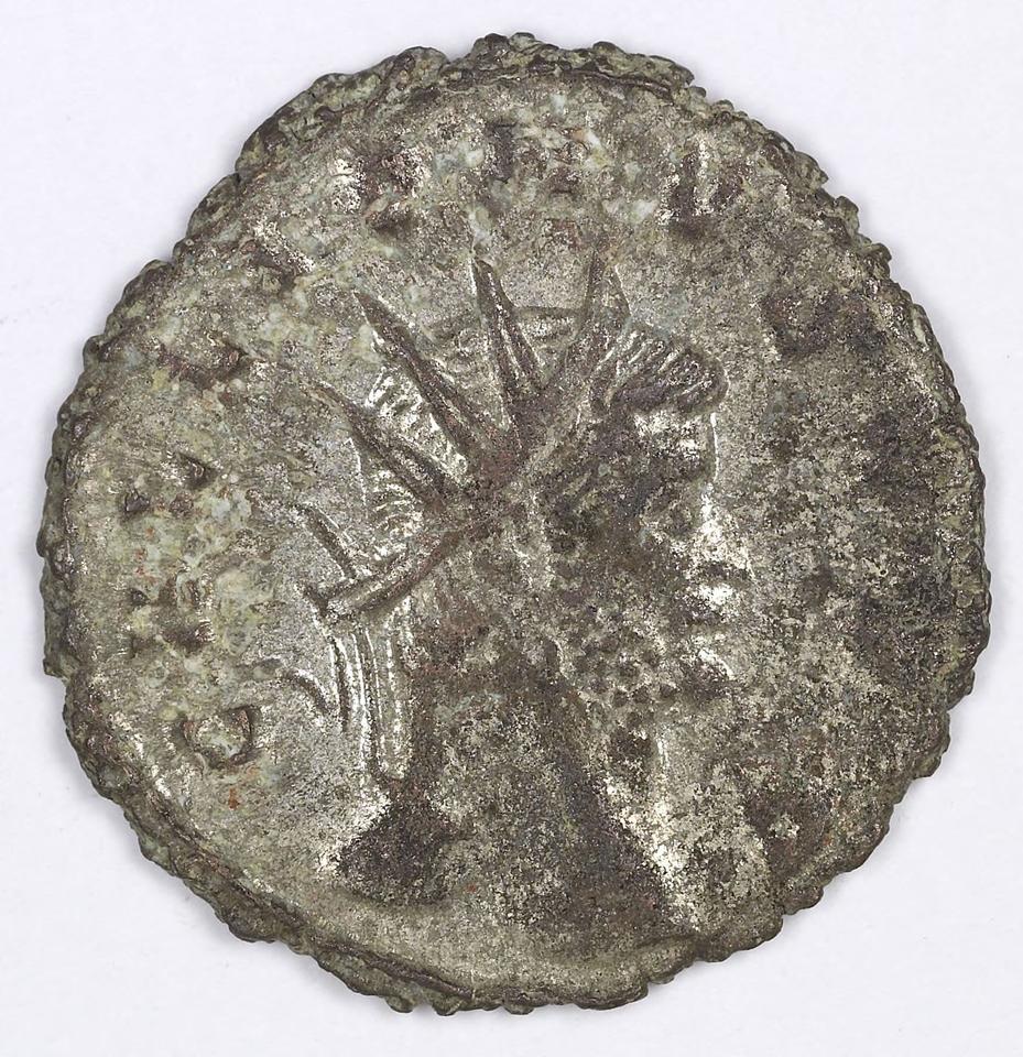 Gallienus, silver antoninianus, collection photograph IATH-1991.17.85, obverse