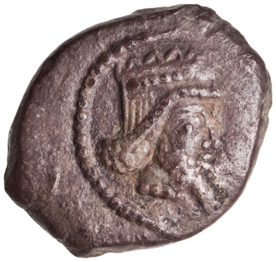 Samaria (Achaemenid province), silver m'h, collection photograph ANS-2010.77.71, obverse
