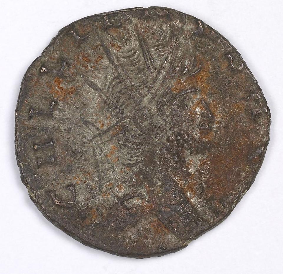 Gallienus, silver antoninianus, collection photograph IATH-1991.17.102, obverse