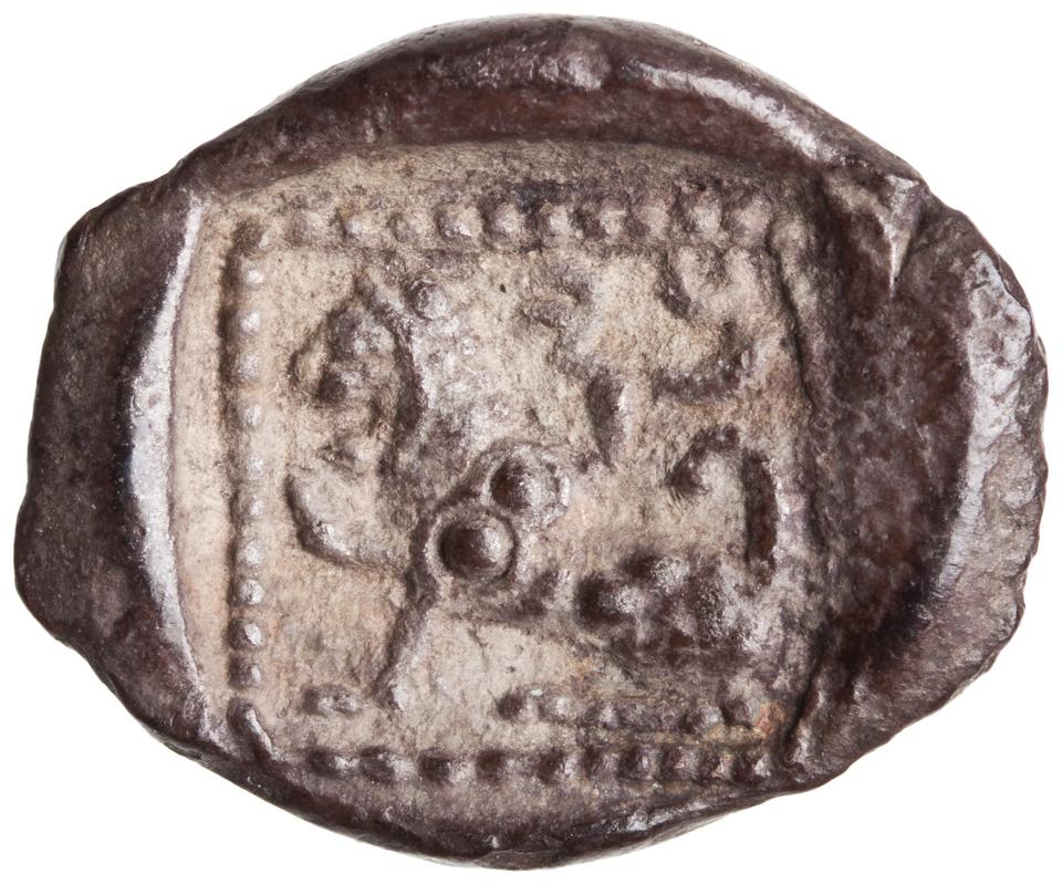 Samaria (Achaemenid province), silver m'h, collection photograph ANS-2010.77.71, reverse