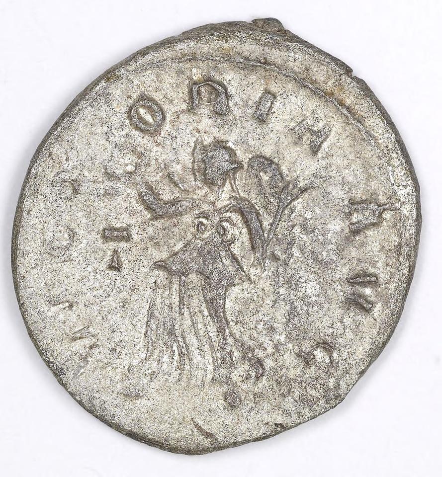 Gallienus, silver antoninianus, collection photograph IATH-1991.17.117, reverse