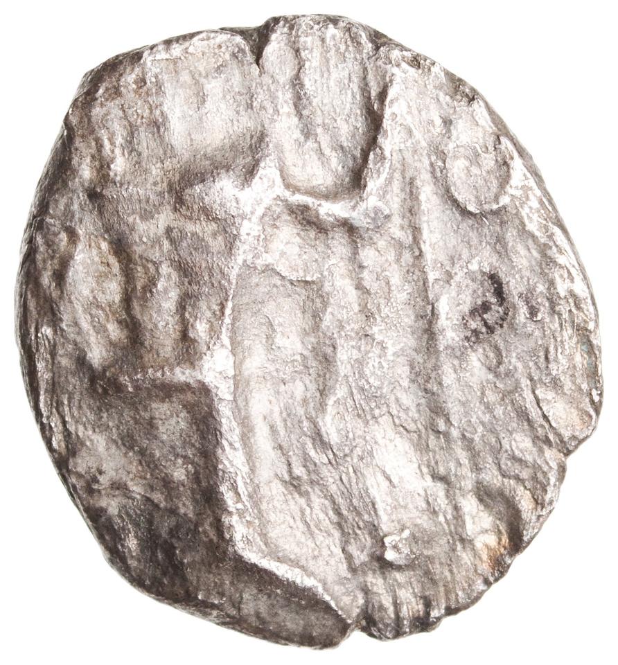 Samaria (Achaemenid province), silver m'h, collection photograph ANS-2010.77.136, reverse