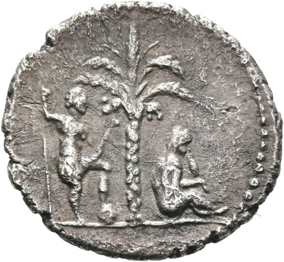 Vespasian, Silver denarius, collection photograph Mainz-ID598, reverse