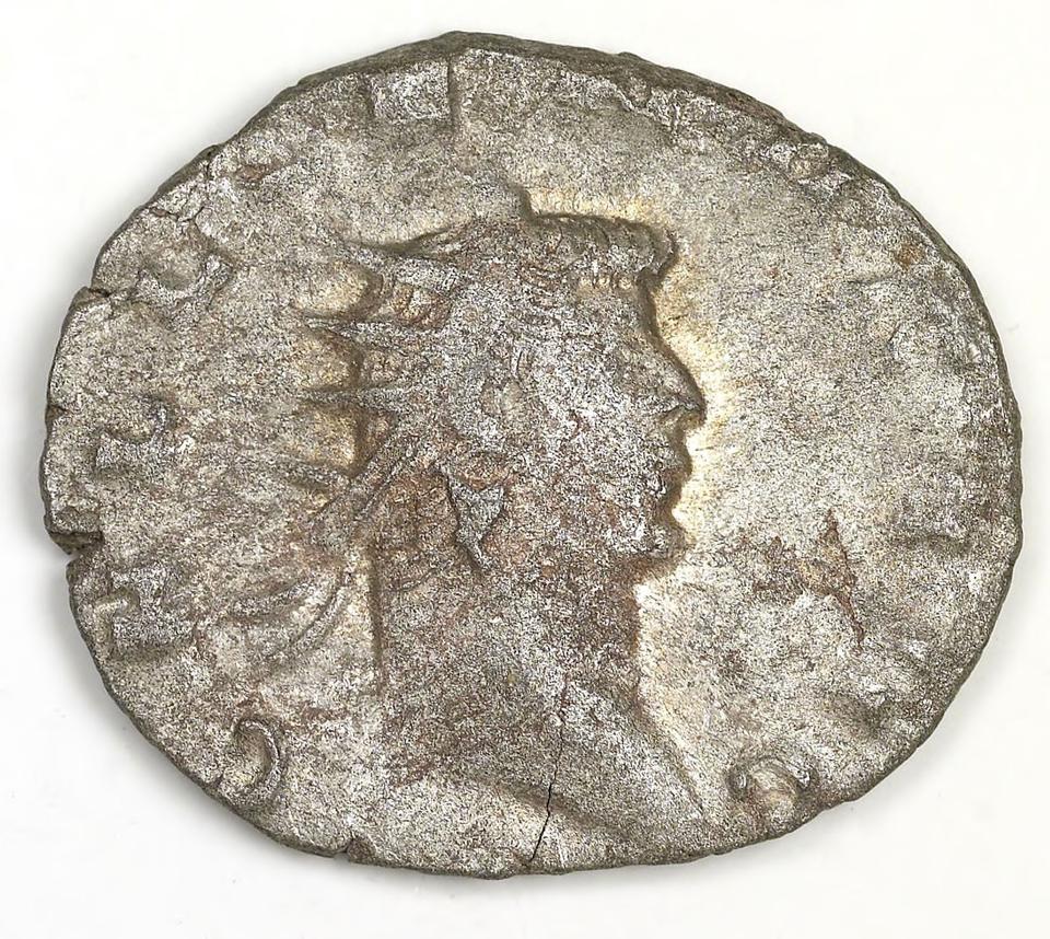Gallienus, silver antoninianus, collection photograph IATH-1991.17.76, obverse