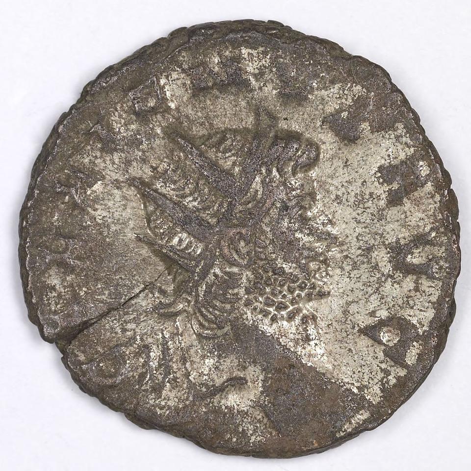 Gallienus, silver antoninianus, collection photograph IATH-1991.17.98, obverse