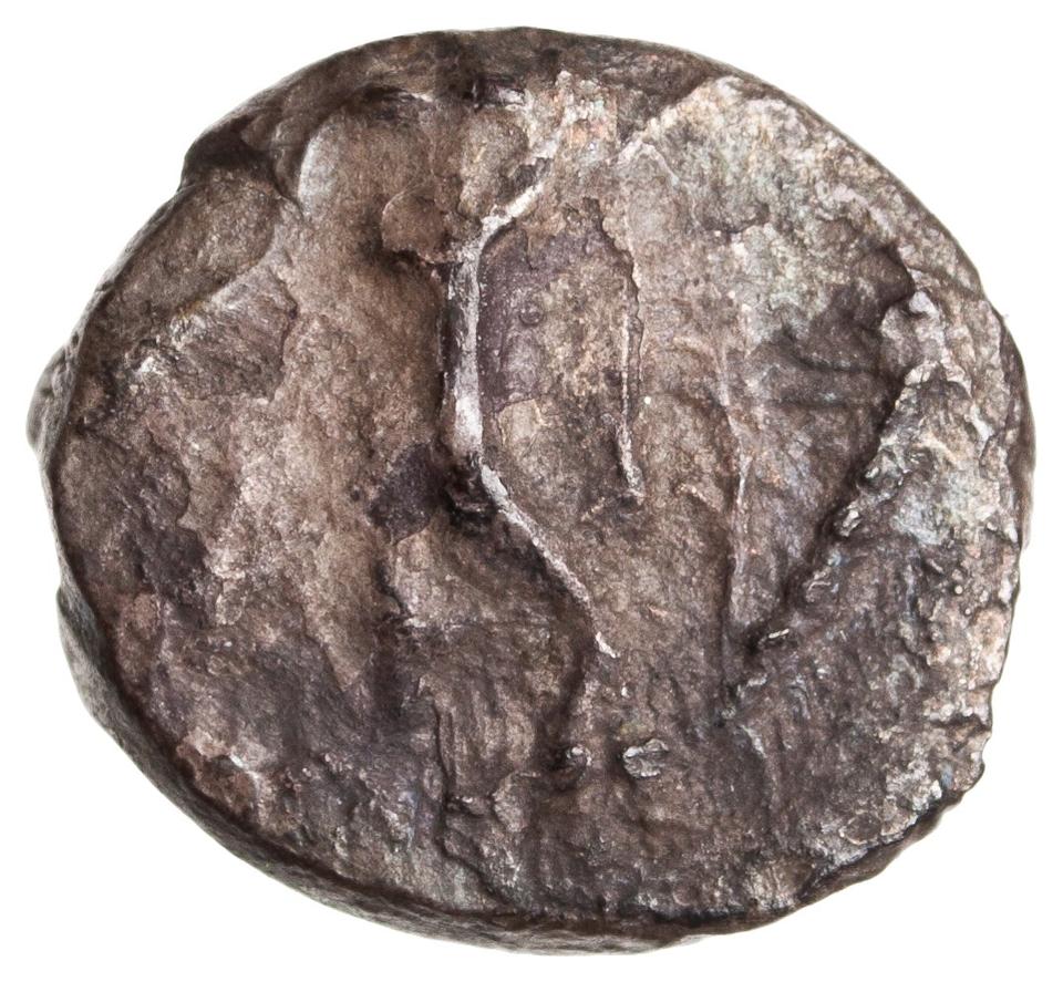Samaria (Achaemenid province), silver 1/2 m'h, collection photograph ANS-2010.77.138, reverse